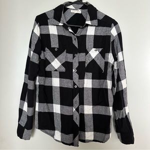 L.A. Hearts Checked Button Up Flannel